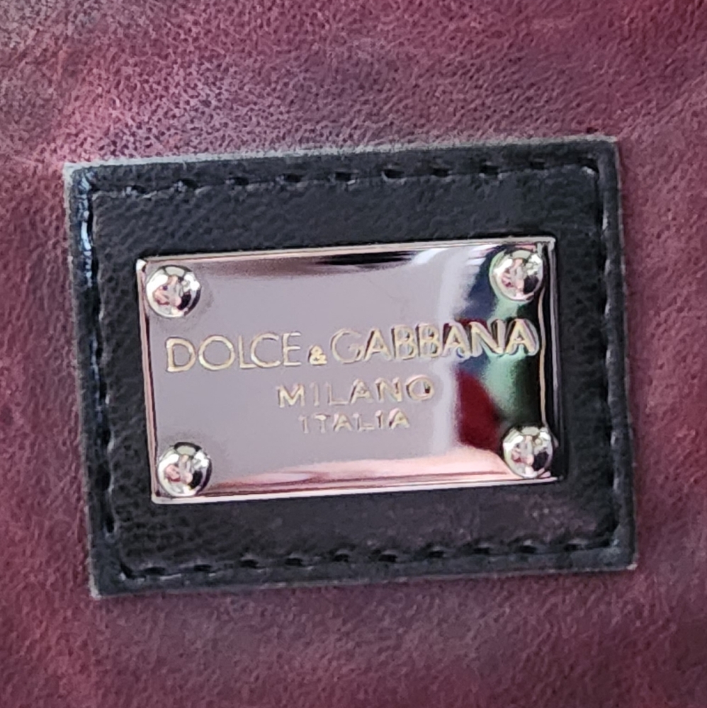 Dolce & Gabbana Milano Italia leather mini-skirt red/ ladies size UK10 / EU 38 - Picture 5 of 7